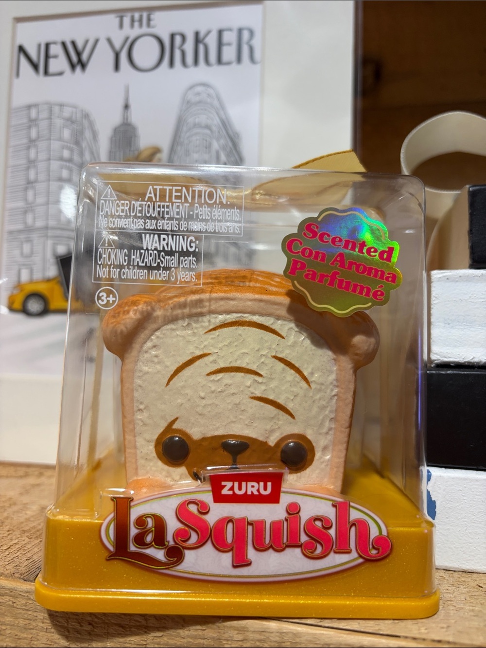 ZURU LaSquish Scented Bear Toast Squishy - Beige & Brown